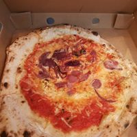 Vegan cheese n caramelised onions at Crust Bros in South East London