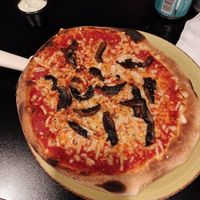 Funghi vegan cheese at Little Wing Pizzeria in Belfast