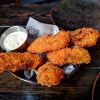 Fried Pickles at Church - Temple of Fun in Sheffield