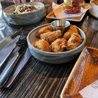 Cheesy bites  at Church - Temple of Fun in Sheffield