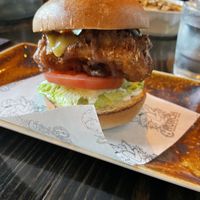 Chicken burger   at Church - Temple of Fun in Sheffield