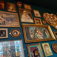 Some of the quirky decor at Church - Temple of Fun in Sheffield