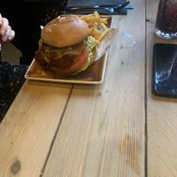 Chicken burger   at Church - Temple of Fun in Sheffield