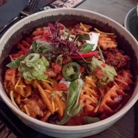 Chilli cheese waffle fries at Church - Temple of Fun in Sheffield