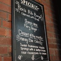 21 May 2025 - Specials board for May, we had it all :) at Church - Temple of Fun in Sheffield