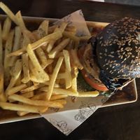 Vegan Syko Burger  at Church - Temple of Fun in Sheffield