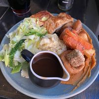 Sunday roast - fake beef wellingtonn  at Church - Temple of Fun in Sheffield