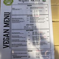 Menu   at Wolfies Wine Bar in Skegness