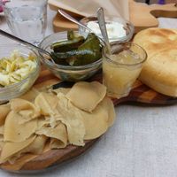 "meat plate"  at Pan8 in Bologna