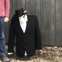 This “guy” is in the entrance of the restaurant at Jon Riki in Hofn