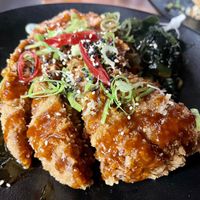 Crispy aubergine (epic)  at Silk in Korcula