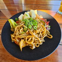Lunch with a beautiful view
I had the nudon with extra tofu - delicious! at Silk in Korcula