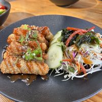 Aubergine fingers  at Silk in Korcula