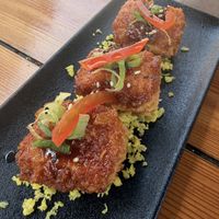 Chilli crispy tofu   at Silk in Korcula
