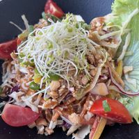 Asian slaw salad with peanut dressingg  at Silk in Korcula