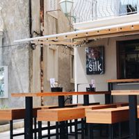 Outdoor Seating 🌱 at Silk in Korcula