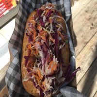 Vegan little miss pigless at Frankly My Dog - Food Stall in Hillarys