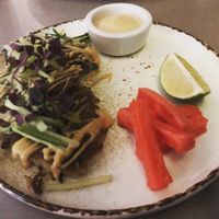 Savoury pancakes at Cafe Forty One in West London