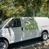 Modesto Farmer’s Market Near Entrance (Stands Behind)  at Farmer's Market in Modesto