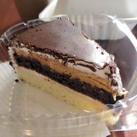 Chocolate cake at TNK Vegan Cafe in Modesto