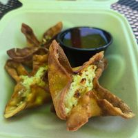 Cheese wonton at TNK Vegan Cafe in Modesto