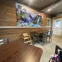 Interior (Around the Corner of Ordering Station) Had NO Idea Indoor Seating Was Available - Cute and Great During Cold Days!  at TNK Vegan Cafe in Modesto