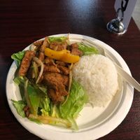 Lemongrass Chicken at TNK Vegan Cafe in Modesto
