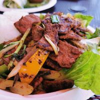 Mongolian beef at TNK Vegan Cafe in Modesto