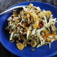 Tea leaves salad at Wadee in Hpa-an
