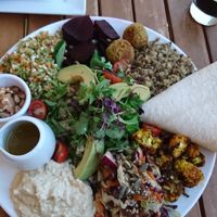 Plant powered salad at The Lakeside Brasserie in Cirencester
