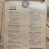 Here is the menu at Green House in Launceston