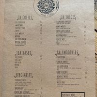 And here are the drinks at Green House in Launceston