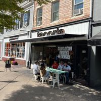 Outside  at Tacoria in Princeton