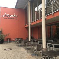 Outside at Aposto in Bamberg