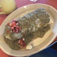 They made the burrito vegan for me! Got tofu instead of eggs. It’s a MONSTER. glad they have substitutes    at Snooze in Westminster