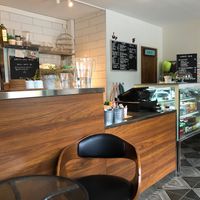 Elegant yet relaxed interior at Earth Cafe in Gothenburg