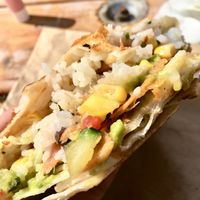 crunch wrap is stuffed full!  at The Nat Shack - Food Truck in Valdez