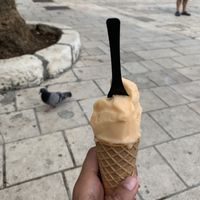 Melon ice cream  at Icy Bar in Hvar