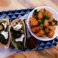 Vegan Tacos & Tots at Shuffle the Heights in Tampa