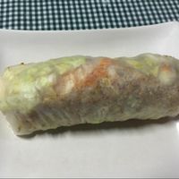 veggie spring rolls rice paper wrap at Veggielife Wellness House in Olongapo City