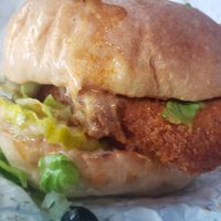 Buffalo ranch chikn at Greens and Grains in Shrewsbury