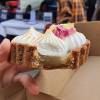 The lemon filling is delicious! at Sugar Baby in Dee Why