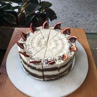 Blood orange and poppy seed. - vegan, gf, rsf.  at Sugar Baby in Dee Why