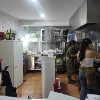 Kitchen at O Burrito in Coimbra