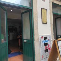 Outside at O Burrito in Coimbra