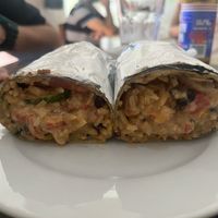 burrito Frida de areoz y frijoles  at O Burrito in Coimbra
