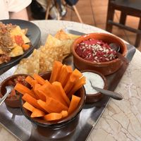 2 sauce platter   at O Burrito in Coimbra