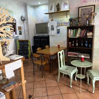 The restaurant   at O Burrito in Coimbra