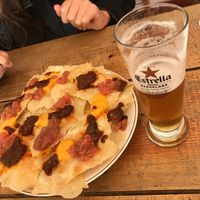 Nachos at O Burrito in Coimbra