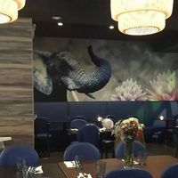 Dining area at The Blue Elephant in Bedford